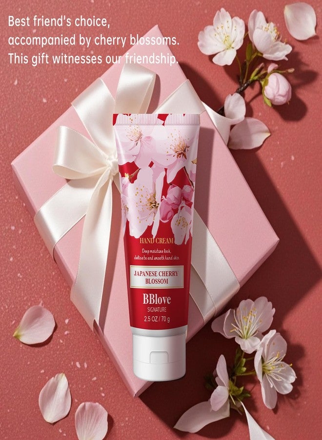 BBLOVE Hand Cream Moisturizing Luxury Set - 3PCS x 2.5oz Japanese Cherry Blossom Lotion. Nourishes Dry Hands, Travel-Sized - Image 5